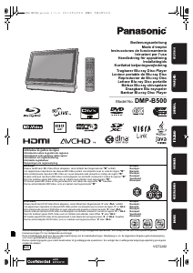 Bedienungsanleitung Panasonic DMP-B500 Blu-ray player