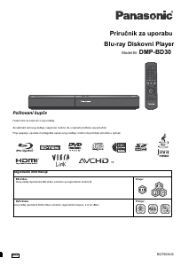 Priručnik Panasonic DMP-BD30 Blu-ray reproduktor