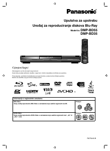 Priručnik Panasonic DMP-BD35 Blu-ray reproduktor