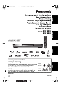 Manual de uso Panasonic DMP-BD35 Reproductor de blu-ray