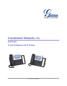 Handleiding Grandstream GXP2124 IP telefoon