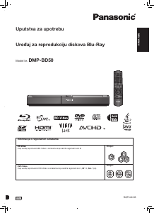 Priručnik Panasonic DMP-BD50 Blu-ray reproduktor