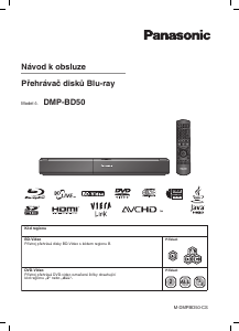 Manuál Panasonic DMP-BD50 Přehrávač Blu-ray