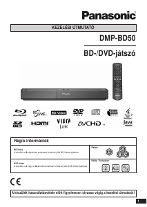 Használati útmutató Panasonic DMP-BD50 Blu-ray lejátszó