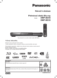 Návod Panasonic DMP-BD55 Blu-ray prehrávač