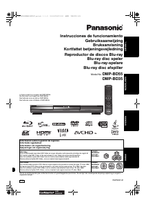 Manual de uso Panasonic DMP-BD55 Reproductor de blu-ray