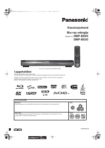 Kasutusjuhend Panasonic DMP-BD55 Blu-ray-mängija