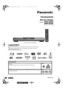 Kasutusjuhend Panasonic DMP-BD60 Blu-ray-mängija
