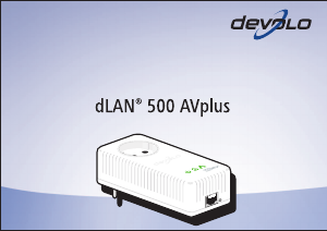 Handleiding Devolo dLAN 500 AVplus Powerline adapter