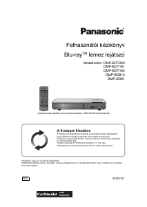 Használati útmutató Panasonic DMP-BD813 Blu-ray lejátszó