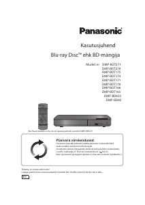 Kasutusjuhend Panasonic DMP-BD833 Blu-ray-mängija