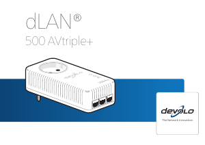 Handleiding Devolo dLAN 500 AVtriple+ Powerline adapter