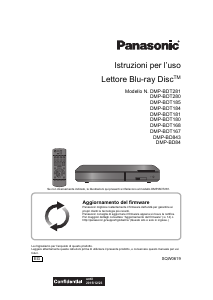 Manuale Panasonic DMP-BD843 Lettore blu-ray