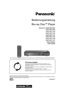 Bedienungsanleitung Panasonic DMP-BD843EG Blu-ray player