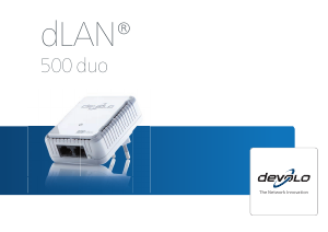 Handleiding Devolo dLAN 500 duo Powerline adapter