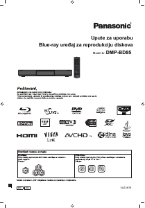 Priručnik Panasonic DMP-BD85 Blu-ray reproduktor