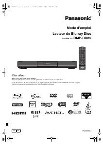Mode d’emploi Panasonic DMP-BD85EG Lecteur de blu-ray