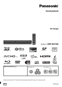 Kasutusjuhend Panasonic DMP-BDT100 Blu-ray-mängija
