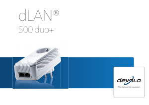Handleiding Devolo dLAN 500 duo+ Powerline adapter