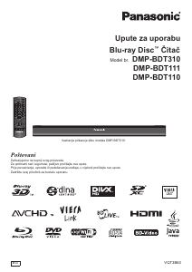 Priručnik Panasonic DMP-BDT110EG Blu-ray reproduktor
