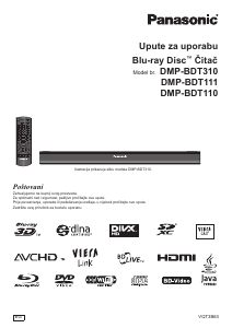 Priručnik Panasonic DMP-BDT111 Blu-ray reproduktor