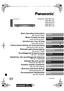 Bruksanvisning Panasonic DMP-BDT130 Blu-ray spelare
