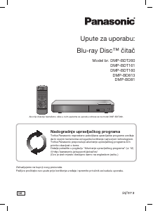 Priručnik Panasonic DMP-BDT160 Blu-ray reproduktor