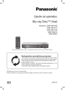 Priručnik Panasonic DMP-BDT160EG Blu-ray reproduktor