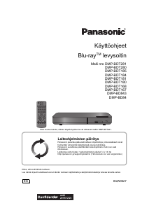 Käyttöohje Panasonic DMP-BDT184 Blu-ray-soitin