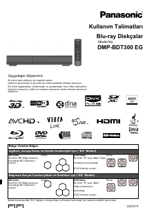 Kullanım kılavuzu Panasonic DMP-BDT300EG Blu-ray çalıcısı