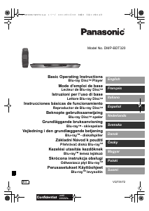 Bruksanvisning Panasonic DMP-BDT320 Blu-ray spelare