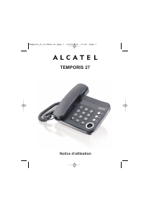 Mode d’emploi Alcatel Temporis 27 Téléphone
