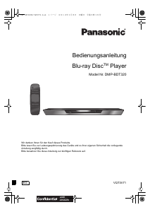 Bedienungsanleitung Panasonic DMP-BDT320EG Blu-ray player