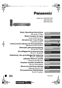 Használati útmutató Panasonic DMP-BDT361 Blu-ray lejátszó