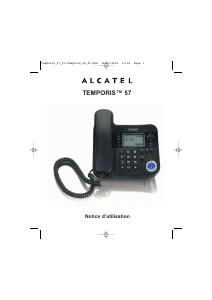 Mode d’emploi Alcatel Temporis 57 Téléphone