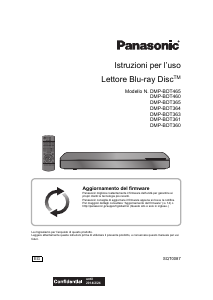 Manuale Panasonic DMP-BDT364 Lettore blu-ray