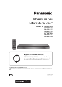 Manuale Panasonic DMP-BDT365EG Lettore blu-ray