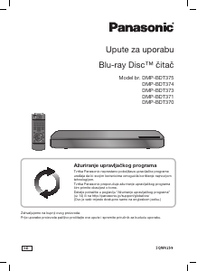 Priručnik Panasonic DMP-BDT373 Blu-ray reproduktor