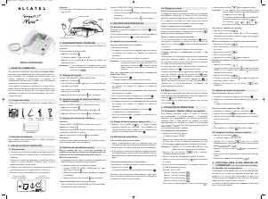 Mode d’emploi Alcatel Temporis Max+ Téléphone
