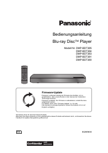 Bedienungsanleitung Panasonic DMP-BDT383EG Blu-ray player