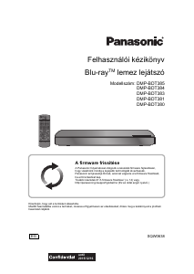 Használati útmutató Panasonic DMP-BDT383EG Blu-ray lejátszó