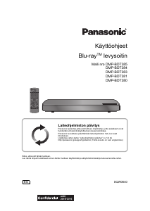 Käyttöohje Panasonic DMP-BDT385EG Blu-ray-soitin