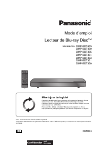 Mode d’emploi Panasonic DMP-BDT460EG Lecteur de blu-ray