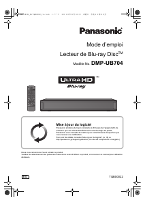 Mode d’emploi Panasonic DMP-UB704EG Lecteur de blu-ray