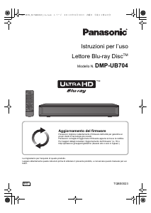 Manuale Panasonic DMP-UB704EG Lettore blu-ray