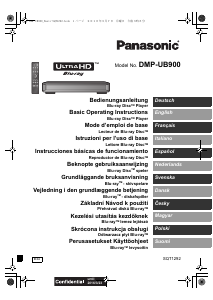 Handleiding Panasonic DMP-UB900EG Blu-ray speler