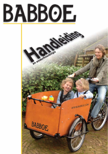 Handleiding Babboe Big Bakfiets