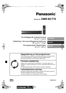 Käyttöohje Panasonic DMR-BCT76EN Blu-ray-soitin