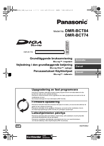 Brugsanvisning Panasonic DMR-BCT84EN Blu-ray afspiller