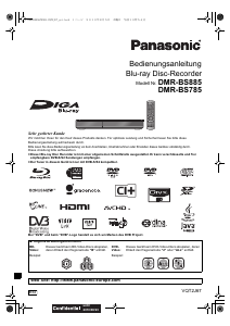 Bedienungsanleitung Panasonic DMR-BS785EG Blu-ray player